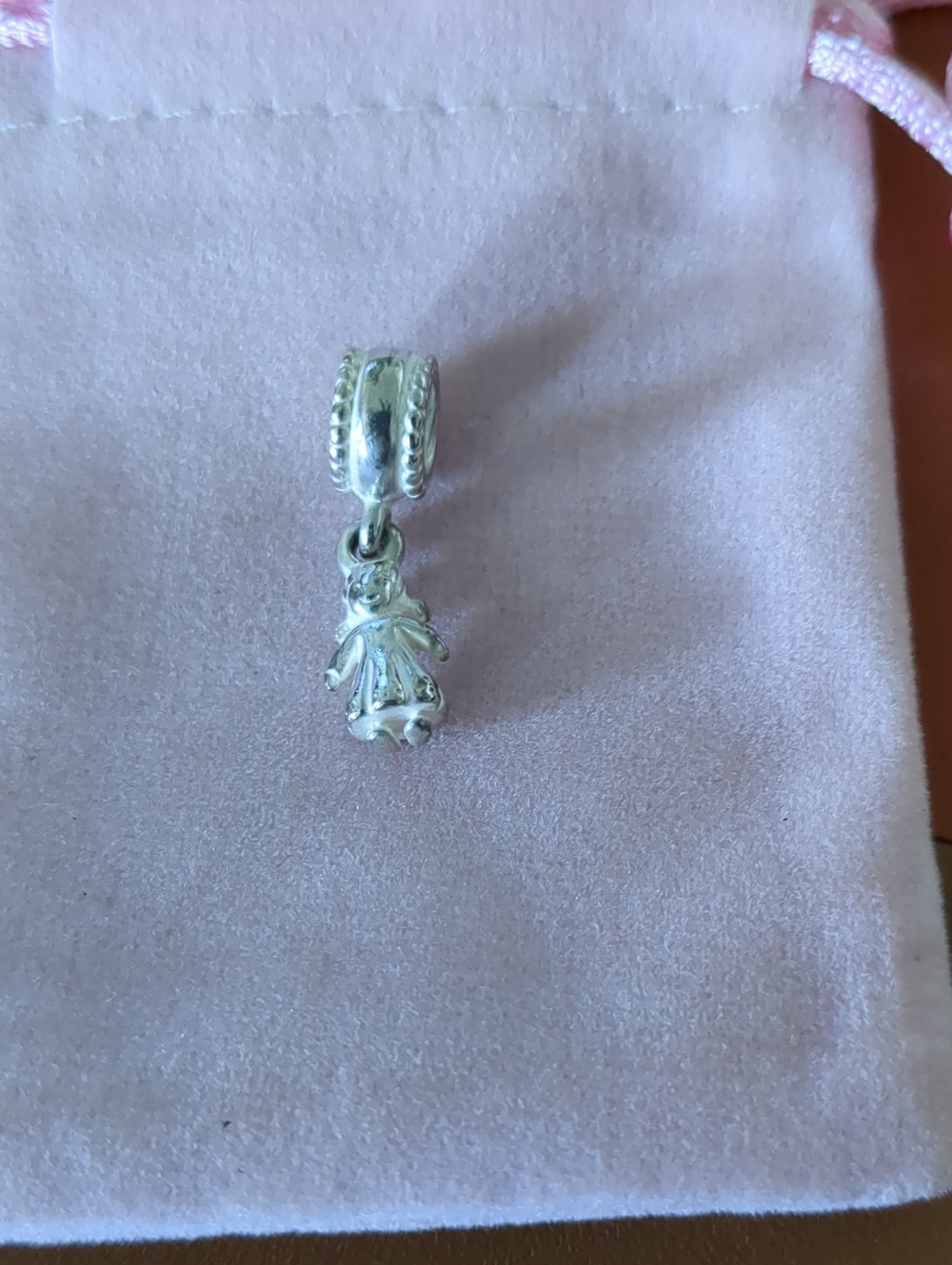 Pandora Retired Sugar And Spice Sterling Silver Charm